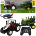 TRAKTOR ZDALNIE STEROWANY Z SIEWNIKIEM FARMA R/C NA PILOTA ŚWIATŁA