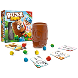 GRA PLANSZOWA BECZKA ŚMIECHU ZRĘCZNOŚCIOWA RODZINNA ZADANIA TREFL 01908