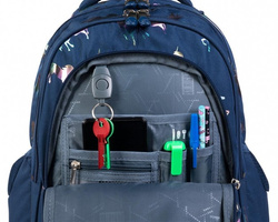 PLECAK SZKOLNY 4-KOMOROWY BP-58 HOLO UNICORNS