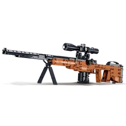 KLOCKI KONSTRUKCYJNE KARABIN SNAJPERSKI PISTOLET WOJSKOWY 1594 el. AWM