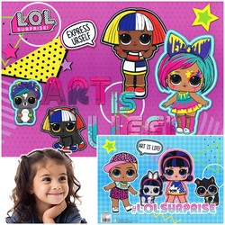 PODKŁADKA NA BIURKO PODKŁAD LAMINOWANY A3 LOL SUPRISE ST. MAJEWSKI