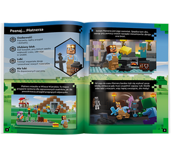 LEGO MINECRAFT PRZYGODY PŁATNERZA FIGURKA Z MIECZEM ZADANIA KOMIKSY ZAGADKI