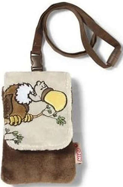 SASZETKA NA SZYJĘ  PLUSZOWA SĘP PTAK - NICI