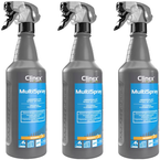 CLINEX MULTISPRAY MANGO 1L UNIWERSALNY PŁYN MYJĄCY USUWA KURZ - 3 sztuki