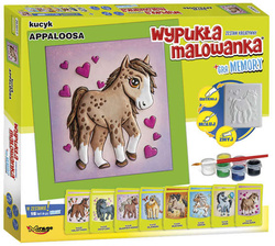 WYPUKŁA MALOWANKA KUCYK APPALOOSA + GRA - MIRAGE