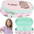PIÓRNIK SZKOLNY SASZETKA PUSHEEN USZTYWNIONA MAJEWSKI RÓŻOWY KOTEK