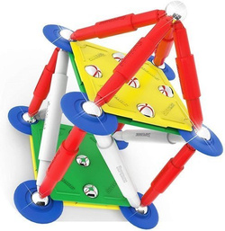 KLOCKI MAGNETYCZNE KONSTRUKCYJNE SUPERMAG CLASSIC PRIMARY 98 ELEMENTÓW