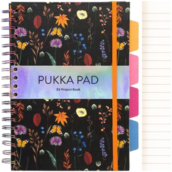 KOŁOZESZYT KOŁONOTATNIK PUKKA PAD LINIA B5/100 KARTEK PRZEKŁADKI NATURA