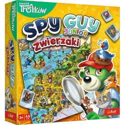 GRA PLANSZOWA RODZINNA SPY GUY JUNIOR ZWIERZAKI KOOPERACYJNA TREFL 02595