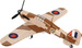 COBI HAWKER HURRICANE MK.I MYŚLIWIEC WOJSKOWY SAMOLOT POLSKIE KLOCKI WW2
