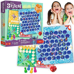 GRA PLANSZOWA STITCH CHIŃCZYK WĘŻE I DRABINY 2w1 RODZINNA TREFL 02656