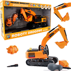 KOPARKA DO SKRĘCANIA ROBOTY DROGOWE PRO KIDS ŚWIATŁO DŹWIĘK