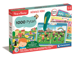 PIÓRO MÓWIĄCE 1000 PYTAŃ GRA EDUKACYJNA INTERAKTYWNA NAUKA CLEMENTONI