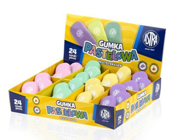 GUMKA PASTELOWA MIĘKKA DO ŚCIERANIA MAZANIA ASTRA - 3 szt.