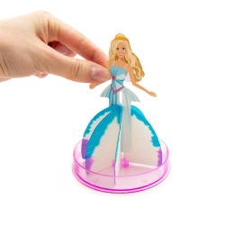 MAGICZNA SUKNIA Z KRYSZTAŁKÓW KSIĘŻNICZKI AZURE KREATYWNY EKSPERYMENT KIDEA