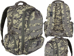 PLECAK SZKOLNY 4-KOMOROWY MAJEWSKI ST.RIGHT GREY DIGITAL CAMO MORO