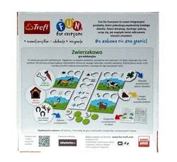 GRA EDUKACYJNA ZWIERZAKOWO FUN FOR EVERYONE TREFL