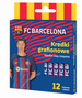 KREDKI GRAFIONOWE FC BARCELONA LEWANDOWSKI ASTRA 12 INTENSYWNYCH KOLORÓW
