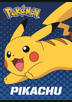 ZESZYT SZKOLNY A5 KRATKA 32 KARTKI 70g LAMINOWANY POKEMON PIKACHU - 3 szt.