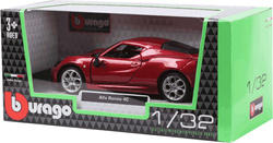 SAMOCHÓD METALOWY AUTO BBURAGO 1/32 ALFA ROMEO 4C