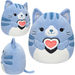 SQUISHMALLOWS KOTEK CARIZMA MASKOTKA PRZYTULANKA 20CM SERDUSZKO