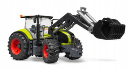 TRAKTOR BRUDER CLAAS AXION 950 CIĄGNIK Z ŁYŻKĄ ŁADOWARKA ZDEJMOWANE KOŁA