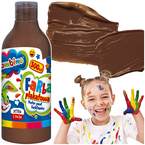 FARBA PLAKATOWA SZKOLNA BAMBINO 500 ml W BUTELCE MAJEWSKI BRĄZOWA