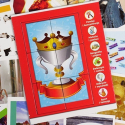 GRA EDUKACYJNA SUPER QUIZ 1000 PYTAŃ NAUKA KARTY MAŁY GENIUSZ LISCIANI