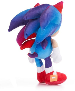 SONIC THE HEDGEHOG JEŻ PLUSZAK MASKOTKA MIŁA W DOTYKU 30cm NIEBIESKO-FIOLET