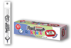 WKŁAD DO DŁUGOPISU ŚCIERALNY 0.5mm FLEXI ABRA KLIK NIEBIESKI PENMATE