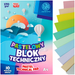 BLOK TECHNICZNY PASTELOWY KOLOROWY ASTRA A4 10 KARTEK 170g SZKOLNY