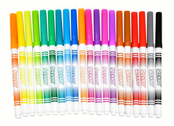 FLAMASTRY MAZAKI PISAKI PACHNĄCE 20 INTENSYWNYCH KOLORÓW SZKOLNE SCENTOS