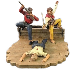 FIGURKA RĘCZNIE MALOWANA FORWARD MARCH CORGI - GRUPA ABORDAŻOWA 