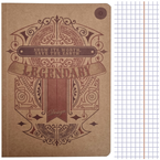 ZESZYT B5 BRULION 96 KARTEK W KRATKĘ ECO LEGENDARY ZIEMIA OBIECANA