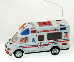 ZDALNIE STEROWANY AMBULANS KARETKA R/C ŚWIATŁO