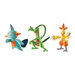 FIGURKI POKEMONY GROVYLE MARSHTOMP COMBUSKEN TOMY