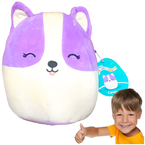 SQUISHMALLOWS MASKOTKA MIĘKKA PLUSZOWA PRZYTULANKA 20 cm - PIESEK CANDACE