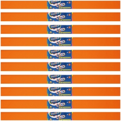BIBUŁA MARSZCZONA BAMBINO 50x200cm OZDOBNA POMARAŃCZOWY 10 sztuk