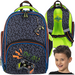 PLECAK SZKOLNY WIELOKOMOROWY LEKKI BAMBINO PREMIUM GAMER GRACZ 22L ODBLASKI