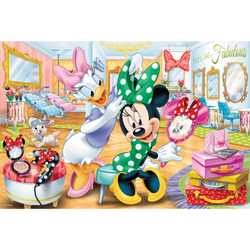PUZZLE 100 ELEMENTÓW MINNIE W SALONIE KOSMETYCZNYM UKŁADANKA 16387