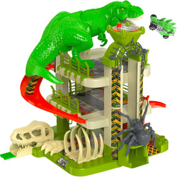 TEAMSTERZ GARAŻ WIEŻA POTWORÓW TOR SAMOCHODOWY GARAŻ DINZAUR MONSTER MAYHEM