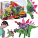 ROBO ALIVE DINO WARS DINOZAUR INTERAKTYWNY STEGOSAURUS FIGURKA DZIAŁO 