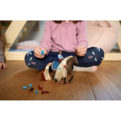 SCHLEICH HORSE CLUB KOŃ Z WŁOSAMI DO STYLIZACJI LEO I ROCKY FIGURKI 42586