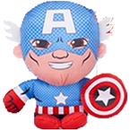 DUŻY PLUSZAK AVENGERS MARVEL - KAPITAN AMERYKA WHITEHOUSE RECYCLED FILLING