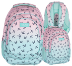 PLECAK SZKOLNY MŁODZIEŻOWY HEAD PASTELOWE OMBRE EFFECT JASKÓŁKI