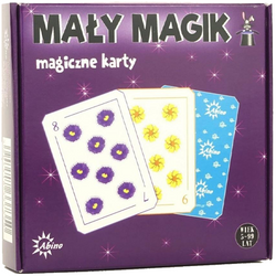 MAŁY MAGIK MAGICZNE KARTY ILUZJE SZTUCZKI ILUZJONISTA ABINO