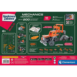 LABORATORIUM MECHANIKI CIĘŻARÓWKI KLOCKI KONSTRUKCYJNE MECHANICS CLEMENTONI