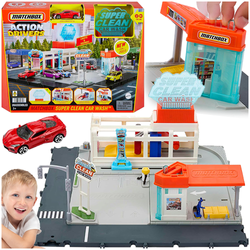 MATCHBOX ACTION DRIVERS MYJNIA SAMOCHODOWA ŚWIATŁO DŹWIĘK SAMOCHÓD