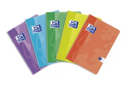 ZESZYT SZKOLNY A5 16 KARTKI KOLOROWA LINIA BEZ MARGINESU 90g OXFORD .