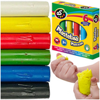 PLASTELINA ASTRA AS SZKOLNA OKRĄGŁA 6 KOLORÓW MIĘKKA ŁATWA W MODELOWANIU